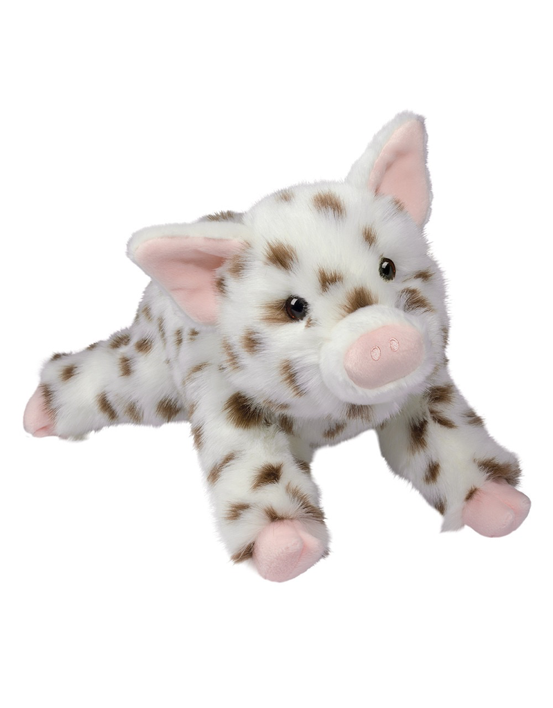 Douglas Toys Dlux Brown Spotted Pig