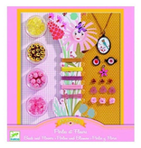 Djeco Pearls & Flowers Jewelry Making Set