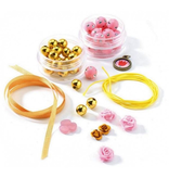 Djeco Pearls & Flowers Jewelry Making Set