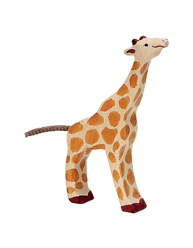 Holztiger Holztiger Giraffe, Small, feeding