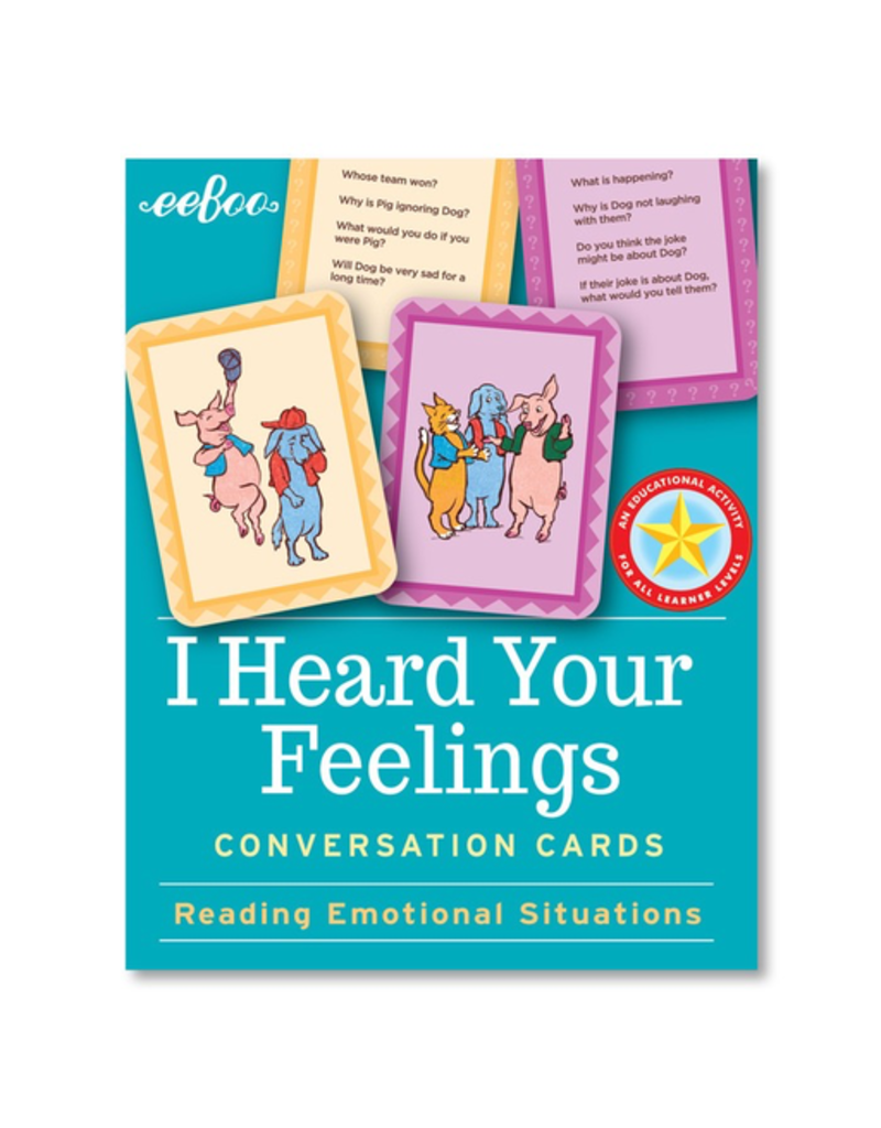 Eeboo I Heard Your Feelings Hardbox Flash Cards