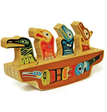 Native Northwest Animal Journey Canoe