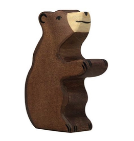 Holztiger Holztiger Brown Bear, small, sitting
