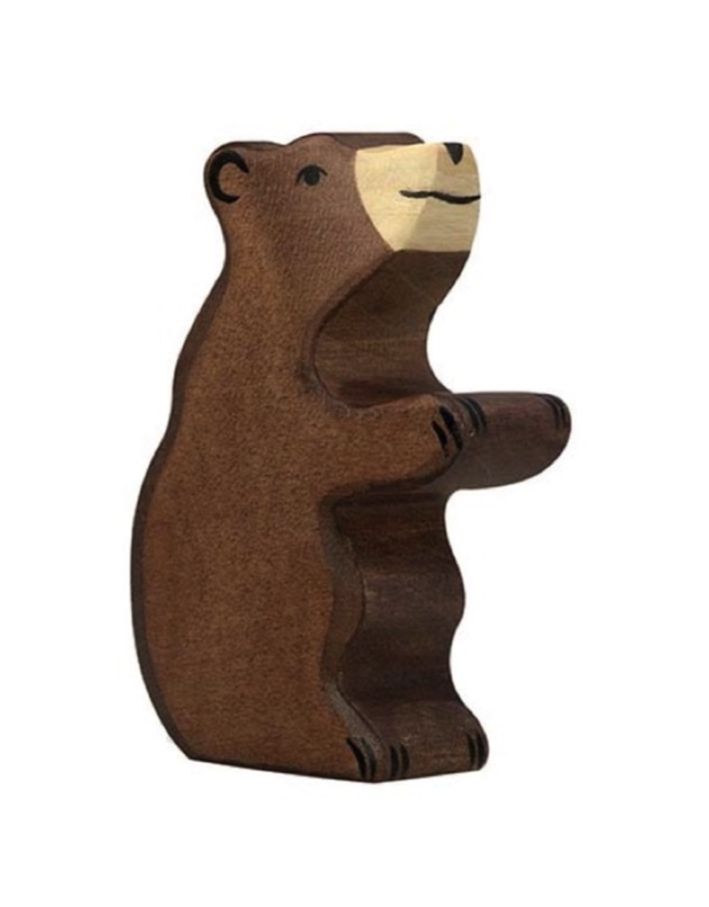 Holztiger Holztiger Brown Bear, small, sitting