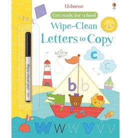 Usborne Get Ready For School Wipe-Clean: Letters To Copy