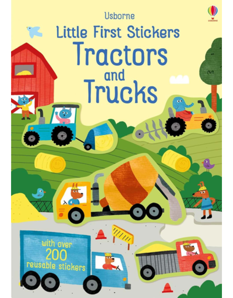 Usborne Little First Stickers: Tractors And Trucks