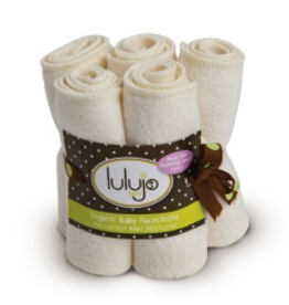 Lulujo Organic Face Cloth 4pk