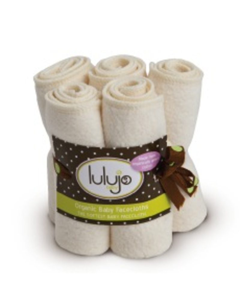 Lulujo Organic Face Cloth 4pk