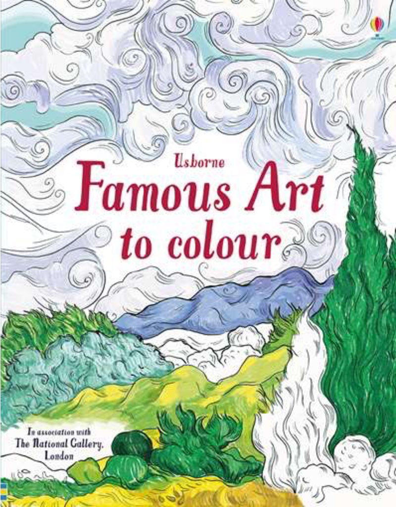 Usborne Famous Art To Colour