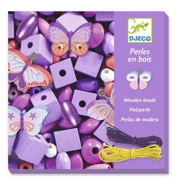 Djeco Wooden Beads Kit - Butterflies