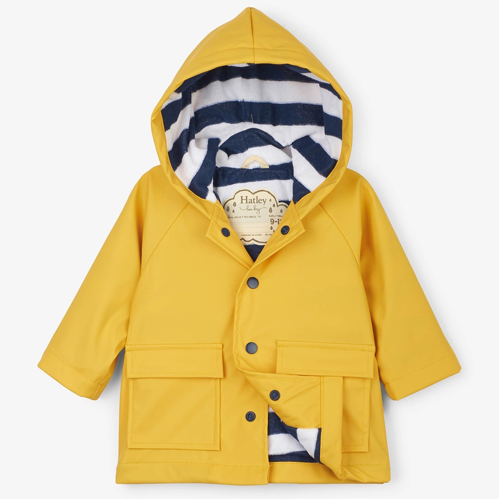 hatley navy raincoat