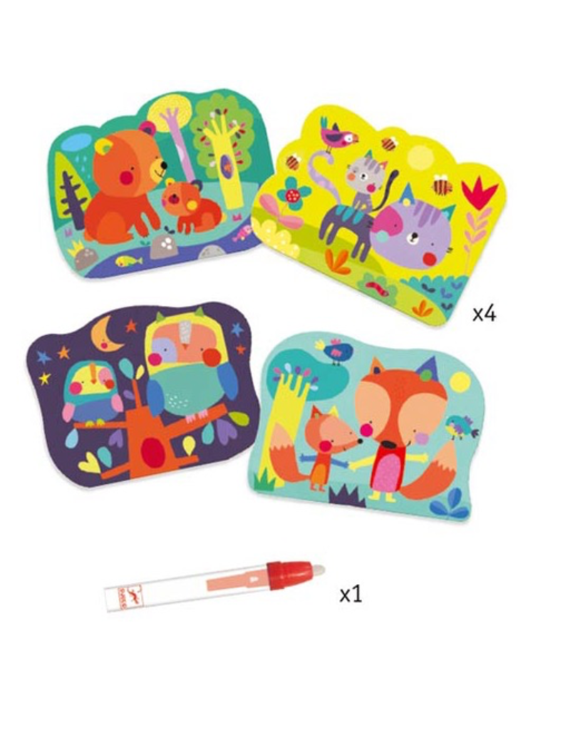 Djeco Magic Colouring - Hidden in the Woods 18m+