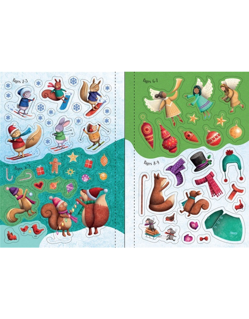 Usborne Little Sparkly Christmas Sticker Book