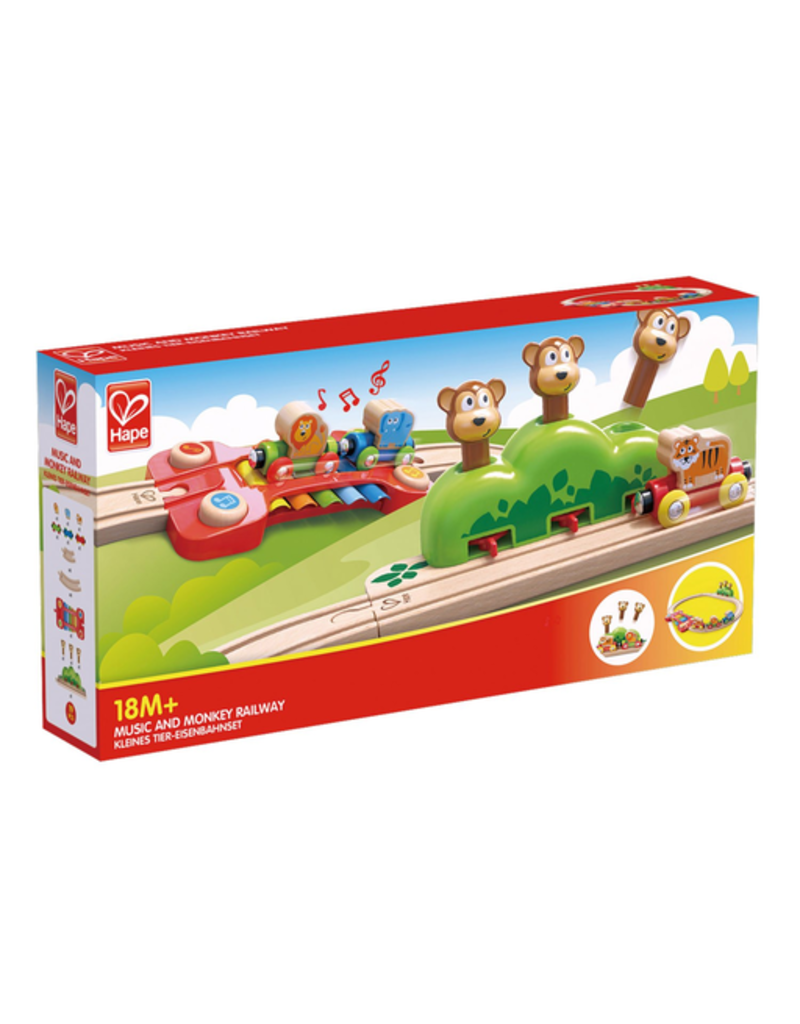 Hape Toys Music & Monkey Railway