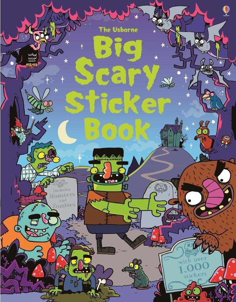 Usborne Big Scary Sticker Book