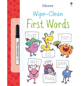 Usborne First Words Wipe Book
