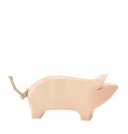 Ostheimer Wooden Toys Pig, Head High