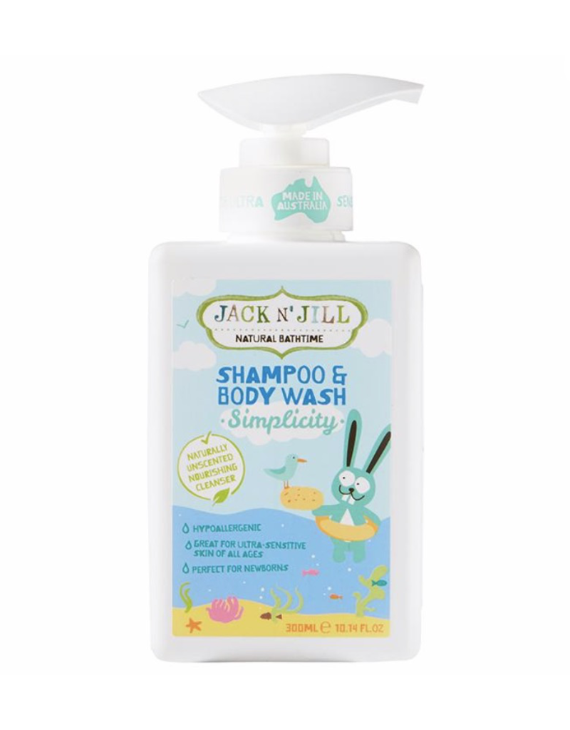 Simplicity Shampoo & Body Wash - Natural 300ml