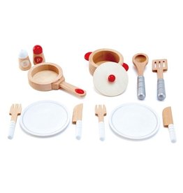 Hape Toys Cook & Serve Set