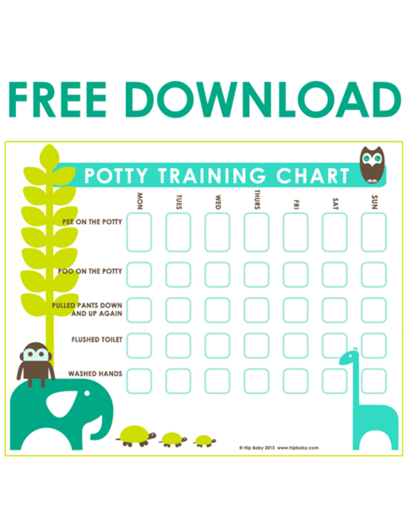 Potty Training Visual Chart