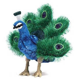 Folkmanis Small Peacock Puppet