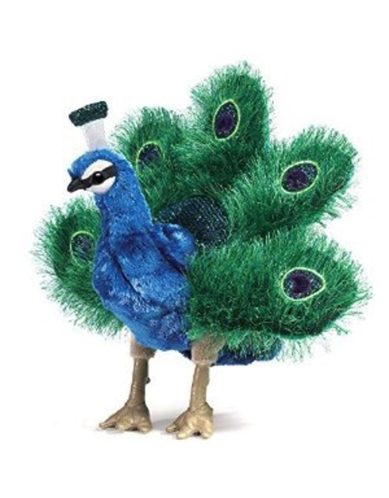 Folkmanis Small Peacock Puppet