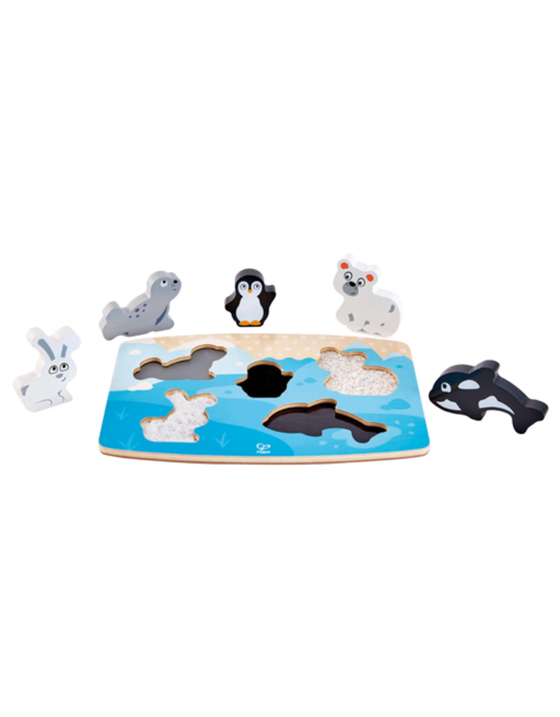 Hape Toys Polar Animal Tactile Puzzle