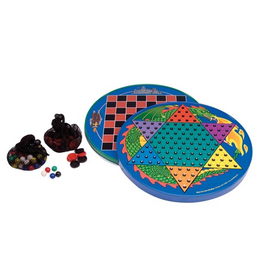 Schylling Tin Chinese Checkers & Checkers