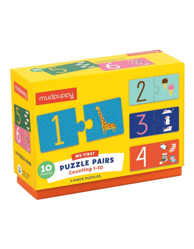 Mudpuppy Counting 1-10 My First Puzzle Pairs, 2y+