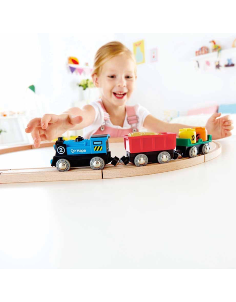 Hape Toys Battery Powered Rolling-Stock Set