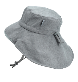 Jan and Jul Grey UV Aqua-Dry Xplorer Grow-With-Me Hat