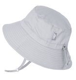 Jan and Jul Grey Gro-With-Me® Cotton Bucket Sun Hat