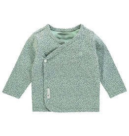 Noppies Basics Hannah Dot Organic Kimono LS - Grey-Mint