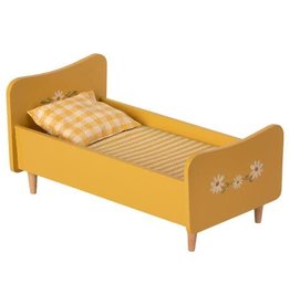 Maileg Wooden Bed (Mini) - Yellow