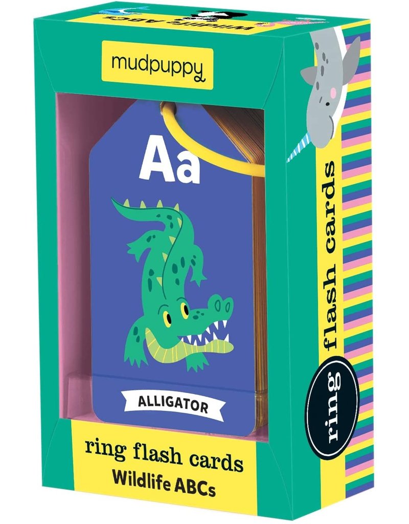 Mudpuppy Wildlife ABCs Ring Flash Cards
