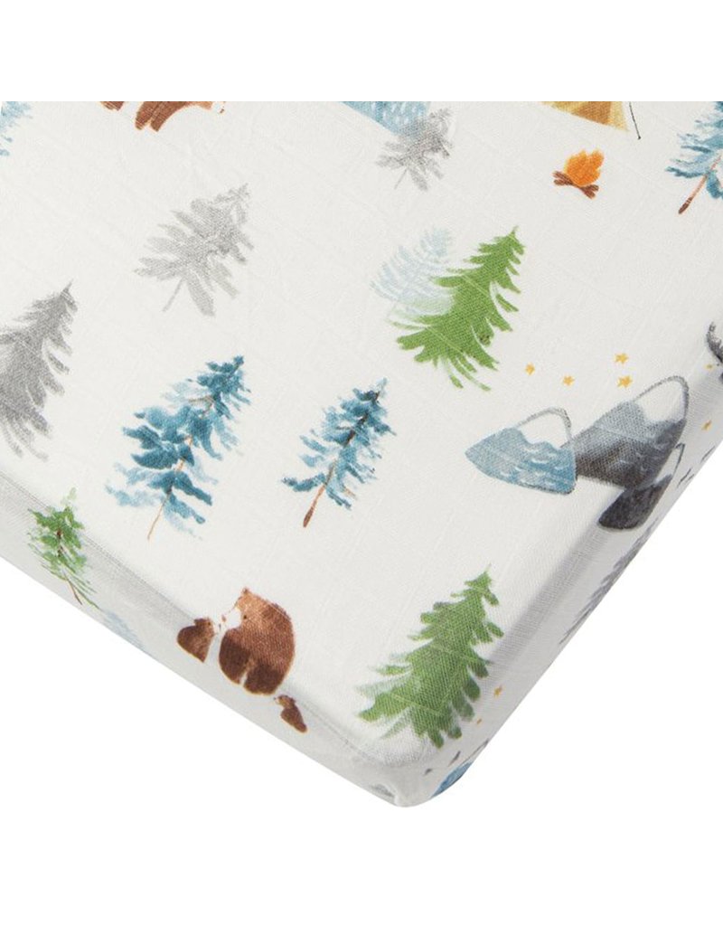 Loulou Lollipop Adventure Begins Fitted Crib Sheet