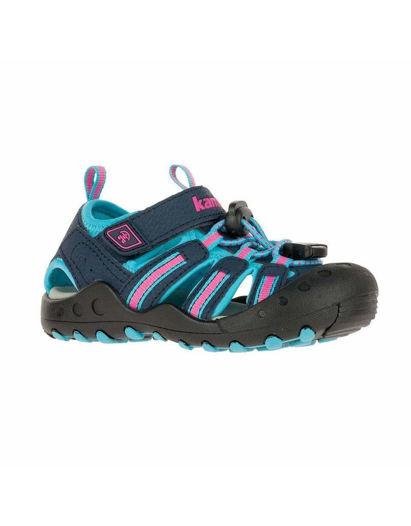 Kamik Navy/Teal Crab Sandals