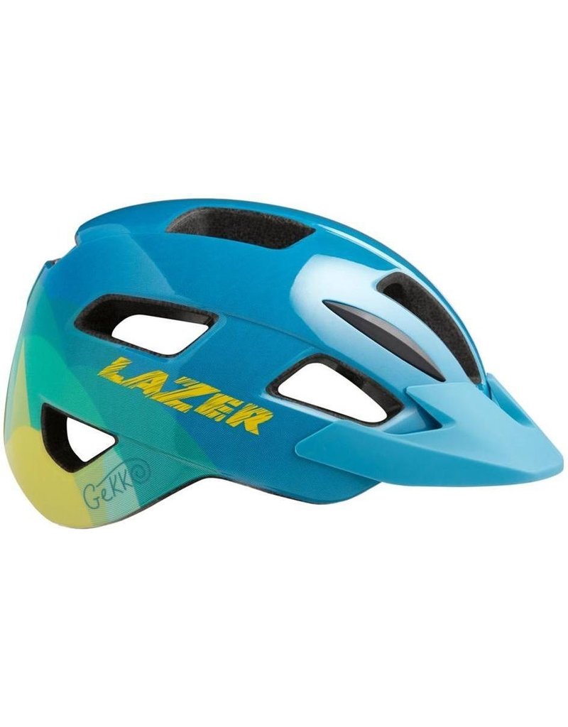 Lazer Kids MIPS Gekko - Blue/Yellow