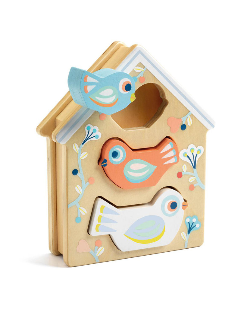Djeco BabyBirdi Shape Sorter 18m+