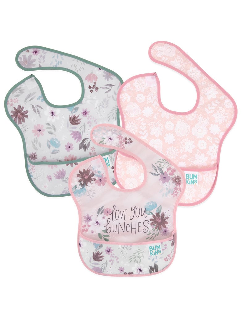 Superbib 3Pk - Floral, Love You