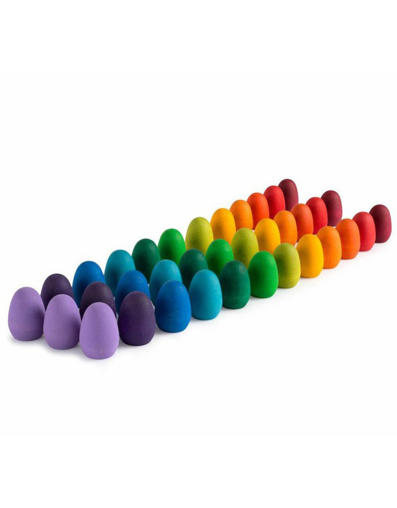 Grapat Wood Mandala Coloured Eggs 36pcs