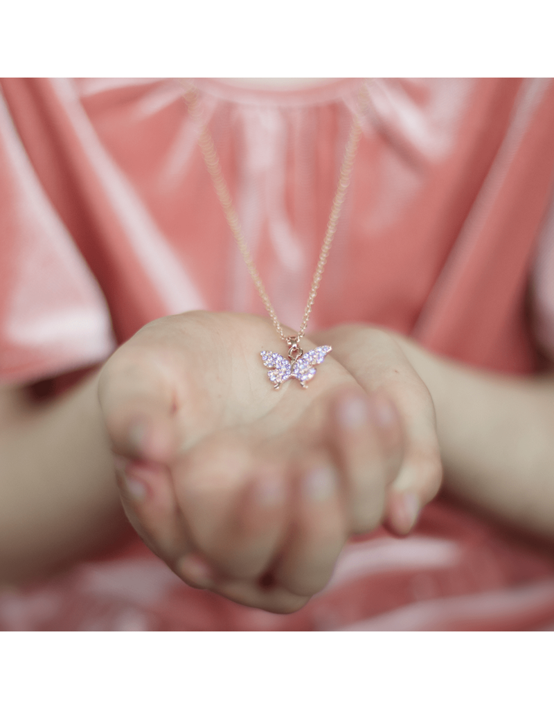 Great Pretenders Butterfly Gem Necklace