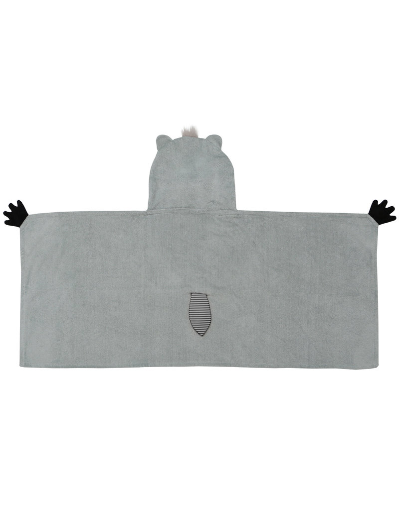 Zoocchini Hooded Rocco Raccoon  Towel