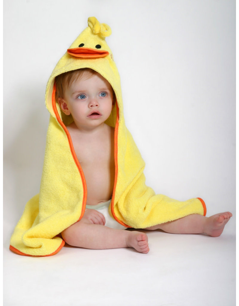Zoocchini Baby Puddles the Duck Hooded Towel
