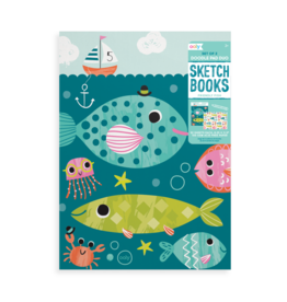 Ooly Doodle Pad Duo Sketchbooks: Friendly Fish - 2pk