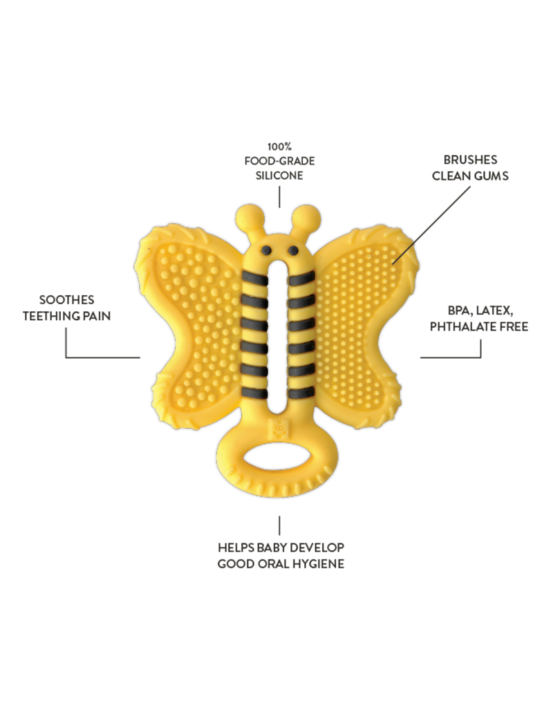 Tooth Brush Teether - Bee Brush