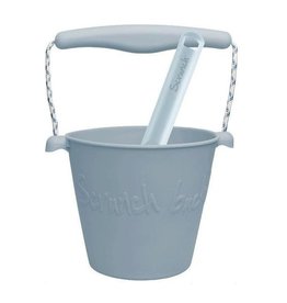 Scrunch Bucket and Spade, Duck Egg Blue