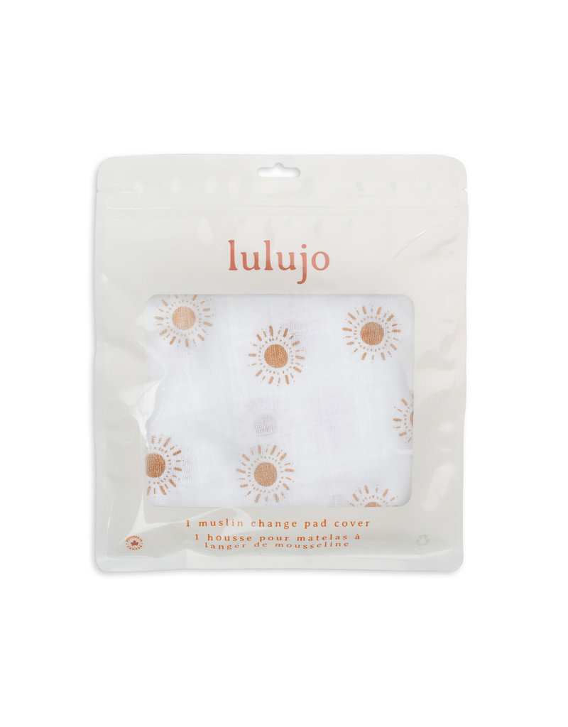 Lulujo Change Pad Cover - Suns