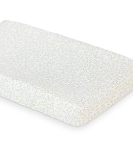 Lulujo Change Pad Cover - Greenery