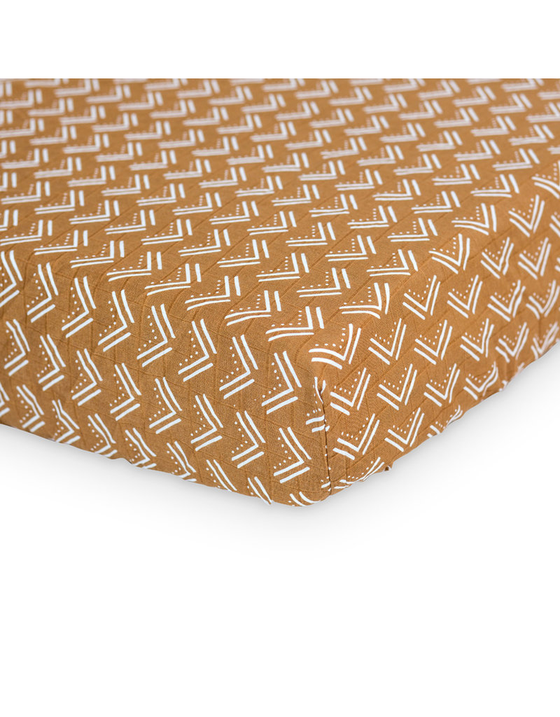 Lulujo Crib Sheet - Mudcloth